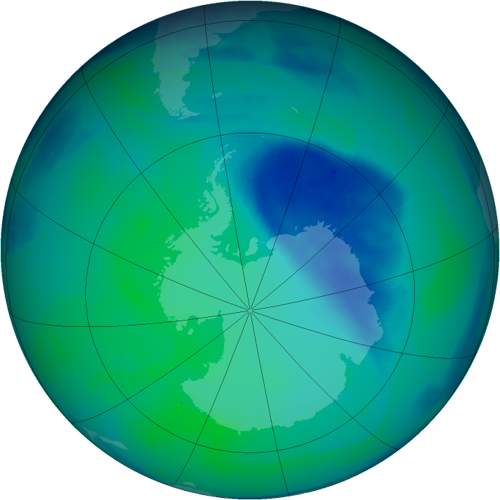 Ozone Map 2006-12-15
